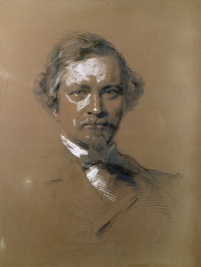 August Wilhelm Hofmann (1818-92), deutscher Chemiker, 1864 von George Richmond