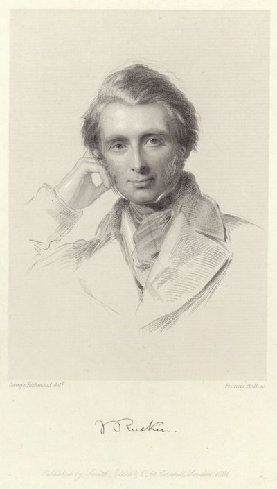 Porträt von John Ruskin von George Richmond