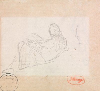 Eine liegende Frau von George Romney