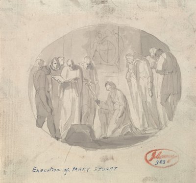 Hinrichtung von Maria Stuart von George Romney
