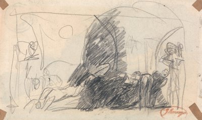 John Howard besucht ein Lazarett von George Romney