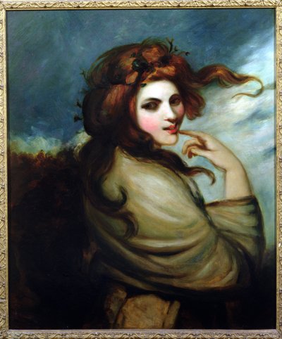 Porträt von Emma Hamilton von George Romney