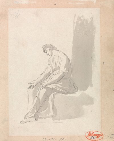 Sitzende Frau von George Romney