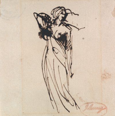 Stehende weibliche Figur von George Romney