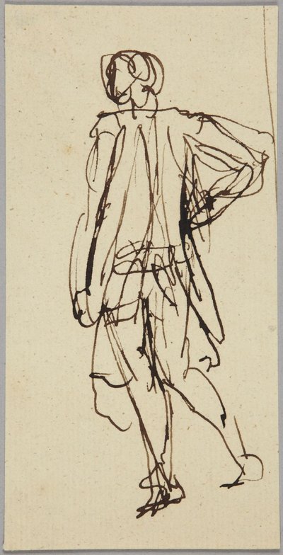 Stehende männliche Figur von George Romney