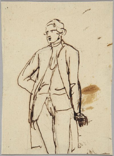 Stehende männliche Figur von George Romney