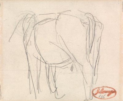 Studie eines Tieres von George Romney