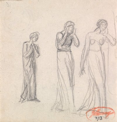 Drei klagende Frauen von George Romney
