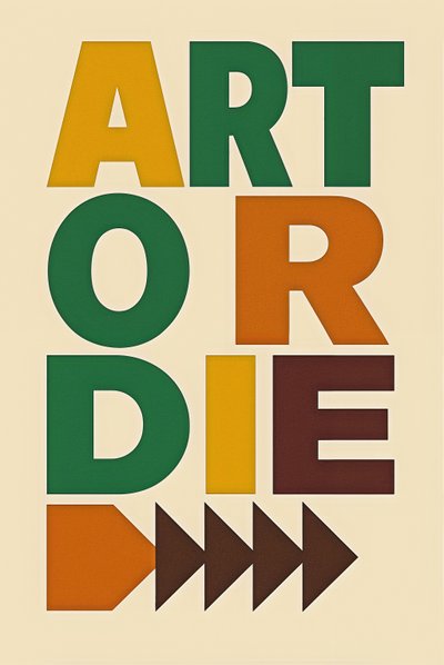 Art or Die, 2024 von George Rosaly