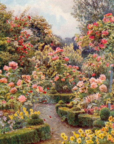 Überall sind Rosen, Rosen von George Samuel Elgood