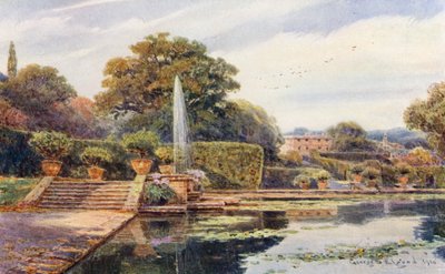 Der See im Bramham Park, Yorkshire von George Samuel Elgood