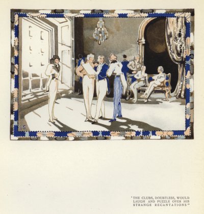 Illustration für Der glückliche Heuchler von Max Beerbohm von George Sheringham