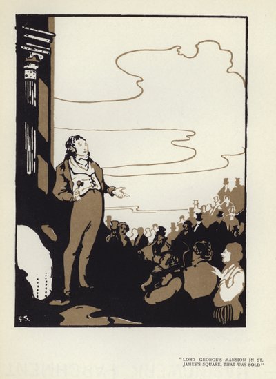 Illustration für Der glückliche Heuchler von Max Beerbohm von George Sheringham