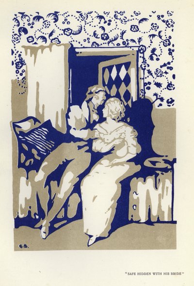 Illustration für Der glückliche Heuchler von Max Beerbohm von George Sheringham