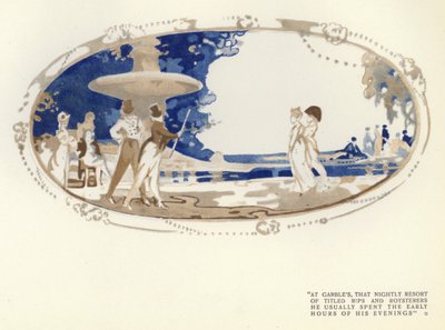 Illustration für Der glückliche Heuchler von Max Beerbohm von George Sheringham