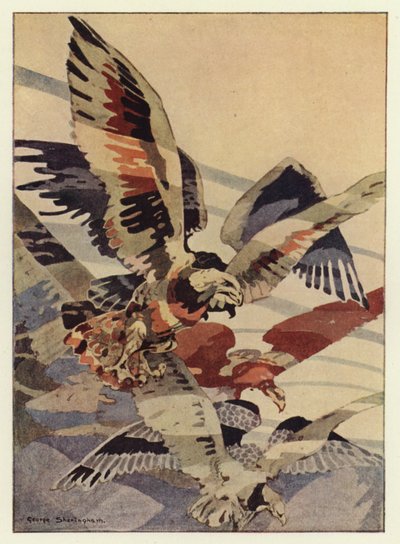 Der große Adler machte die Winde für ihn von George Sheringham