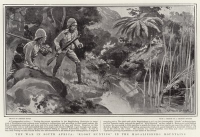 Der Krieg in Südafrika, Kloof-Jagd in den Magaliesberg-Bergen von George Soper