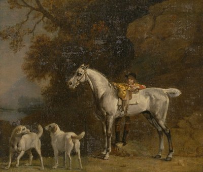 Studien für oder nach "Der 3. Herzog von Richmond mit der Charleton Jagd" von George Stubbs