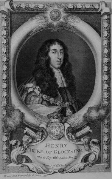 Henry, Herzog von Gloucester (1639-60), jüngerer Bruder von Charles II, graviert vom Künstler von George Vertue