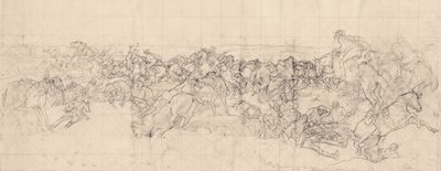 Der Angriff der 4. Leichten Kavalleriebrigade bei Beersheba von George Washington Lambert