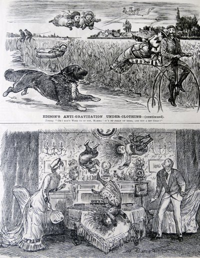EDISONS Einfallsreichtum, gesehen von George du Maurier von George du Maurier