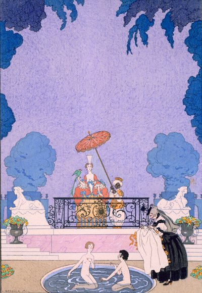Illustration aus einem Märchenbuch von Georges Barbier