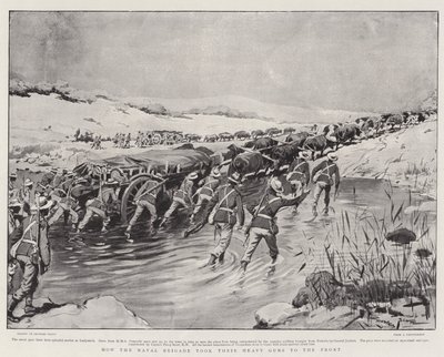 Wie die Marinebrigade ihre schweren Geschütze an die Front brachte von Georges Bertin Scott