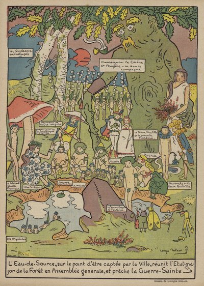 Illustration für Le Rire von Georges Delaw