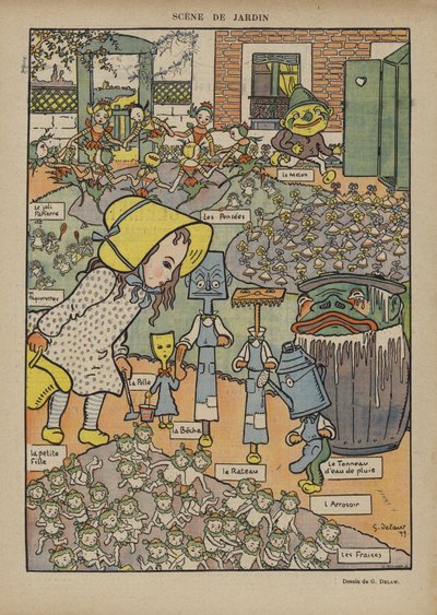Illustration für Le Rire von Georges Delaw