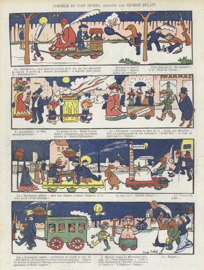 Illustration für Le Rire von Georges Delaw
