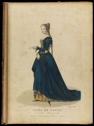 Laura de Noves 1310-1348, Spätes 18. Jahrhundert von Georges Jacques Gatine