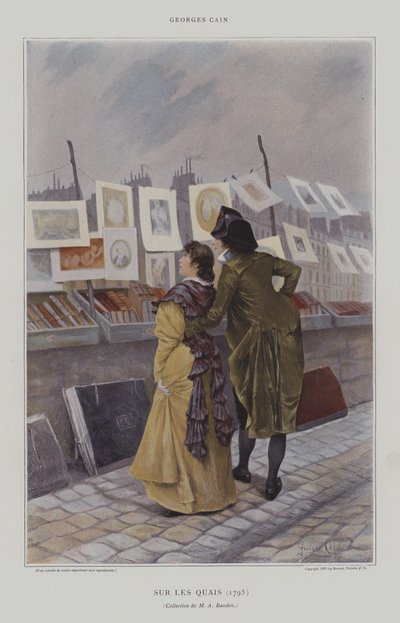 An den Kais (1795) von Georges Jules Auguste Cain