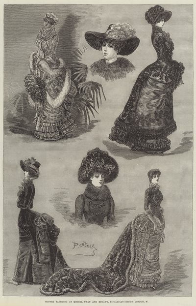 Werbung, Messers Swan und Edgar von Georges Labadie Pilotell