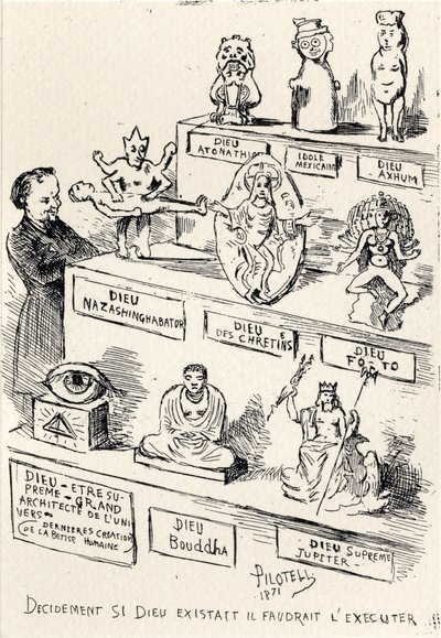 Pilotell, „Wenn Gott existierte, sollte er hingerichtet werden“ von Georges Labadie Pilotell