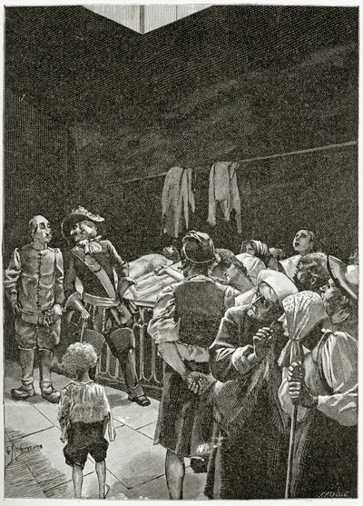 La Morgue - Illustration aus Han d’Islande, 19. Jahrhundert von Georges Marie Rochegrosse