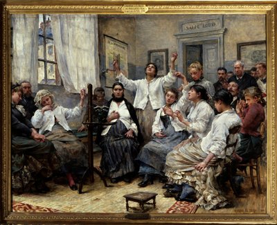 Die Faschinen der Barmherzigkeit (Dienst von Doktor Luys) von Georges Moreau de Tours