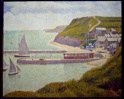 Port en Bessin, vor dem Hafen, Flut von Georges Pierre Seurat