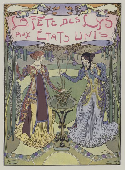 Das Lilienfest in den Vereinigten Staaten von Georges de Feure