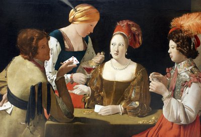 Der Betrüger mit dem Ass der Diamanten, ca. 1635 von Georges de La Tour