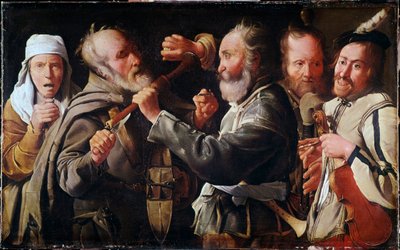 Schlägerei zwischen Musikern von Georges de La Tour