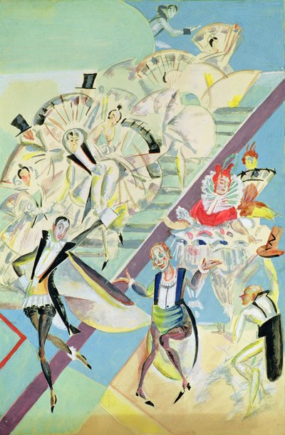 Bühnenbild für die Operette 