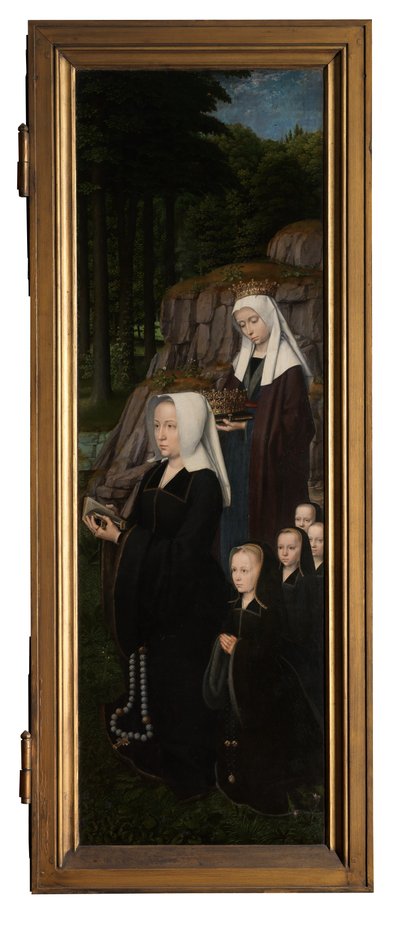 Rechtes Panel der Taufe Christi, ca. 1502-08 von Gerard David