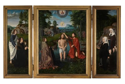 Die Taufe Christi von Gerard David