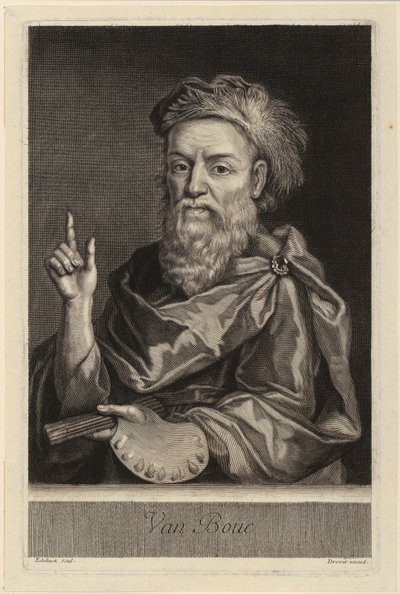 Porträt von Antoine Arnauld von Gérard Edelinck