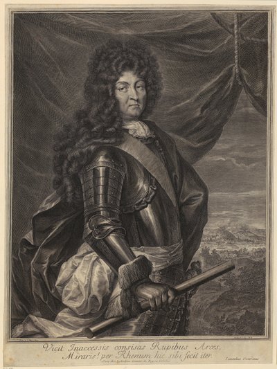 Porträt von Ludwig XIV. von Gérard Edelinck