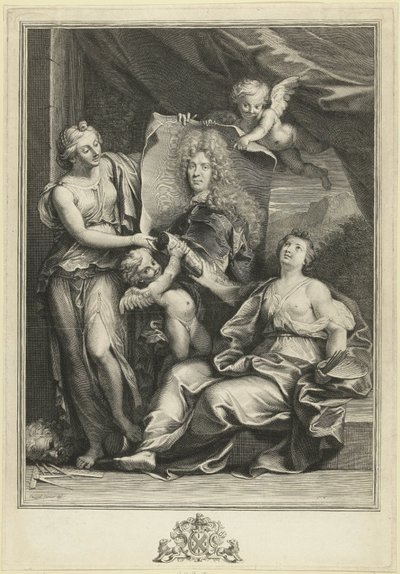 Porträt von Pierre Vincent Bertin von Gérard Edelinck