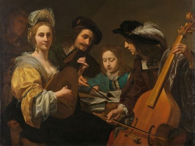Eine musikalische Gesellschaft von Gerard Van Kuijl