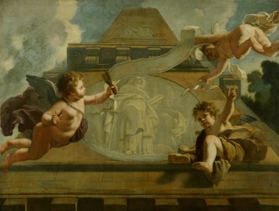 Der Heilige Antonius der Einsiedler: Allegorische Darstellung der Pflege von Aussätzigen und Einfältigen von Gerard de Lairesse