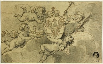 Putti und Wappen von Gerard de Lairesse