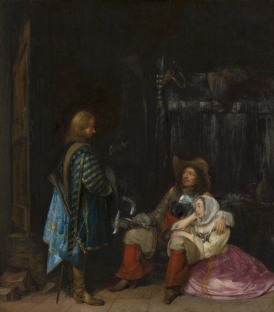 Der Bote von Gerard ter Borch